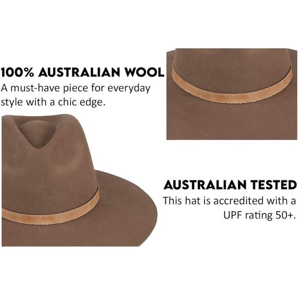Lack of color the Grove wool fedora NWT Xl main image 3
